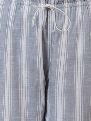 drawstring striped trouser - 16577192 - Standard Image - 5