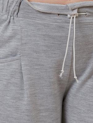 drawstring waist solid trouser - 16577194 - Standard Image - 5