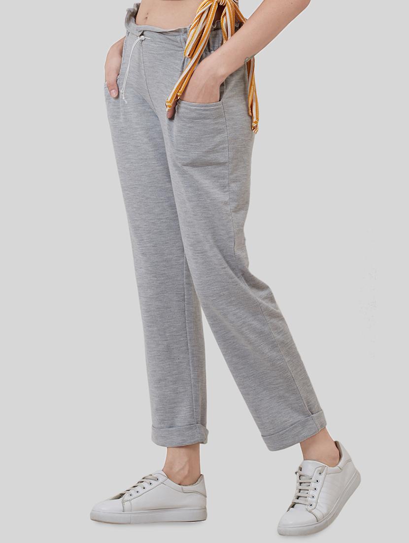 drawstring waist solid trouser - 16577194 - Zoom Image - 2