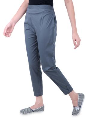 high rise solid trouser - 16577720 - Standard Image - 2