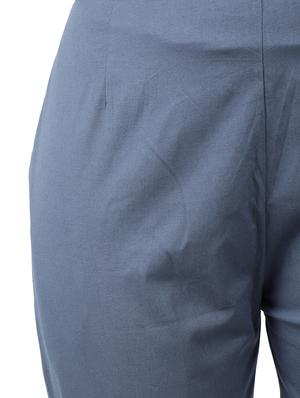 high rise solid trouser - 16577720 - Standard Image - 5