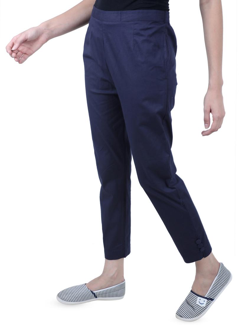mid rise pocket detail trouser - 16577721 - Zoom Image - 2
