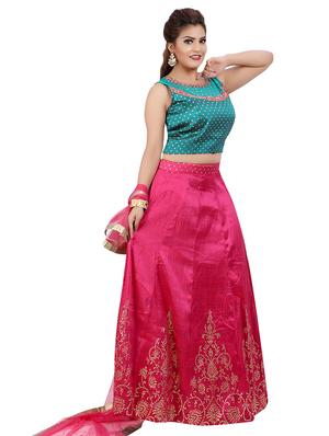 embellished a-line lehenga - 16579049 - Standard Image - 2
