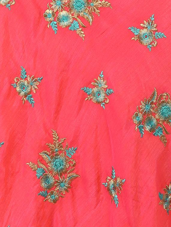 embroidered flared lehenga - 16579050 - Zoom Image - 5