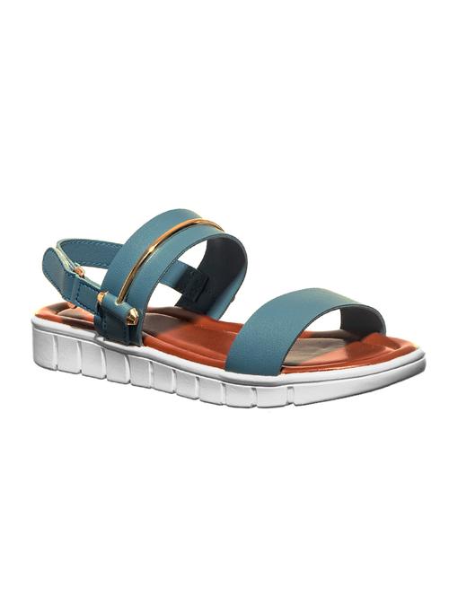 blue back strap sandals - 16579599 - Very Small Image - 1