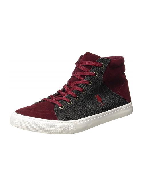 red suede lace up sneakers - 16580661 - Very Small Image - 1