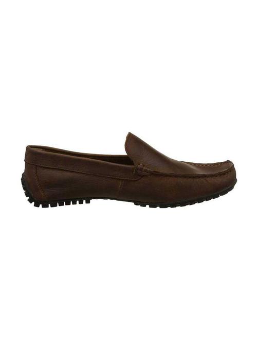 brown leather slipon loafers - 16580686 - Very Small Image - 1