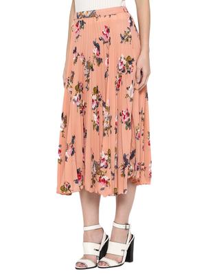 accordion pleat floral flared skirt - 16581332 - Standard Image - 2