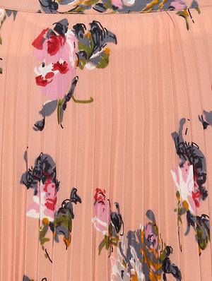 accordion pleat floral flared skirt - 16581332 - Standard Image - 5