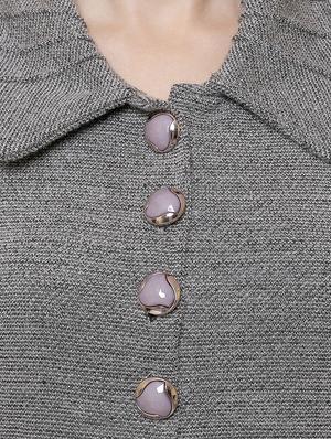 shirt neck pocket slit cardigan - 16581383 - Standard Image - 5