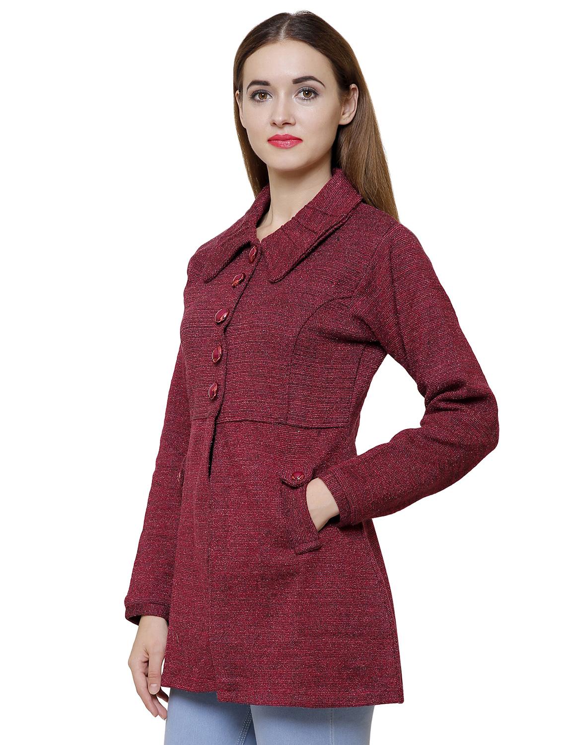 shirt neck pocket slit cardigan - 16581384 - Zoom Image - 2