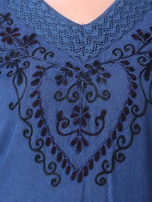 lace insert embroidered detail top - 16581527 - Standard Image - 5