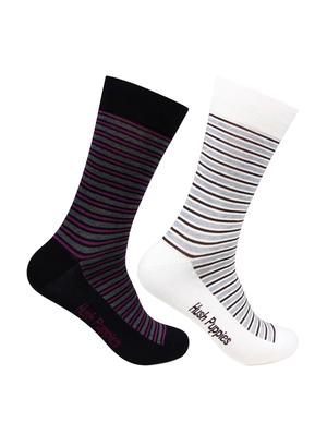 multi colored cotton above ankle length sock - 16582166 - Standard Image - 2
