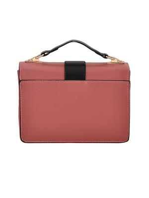 purple leatherette (pu) messenger sling bag - 16584522 - Standard Image - 2