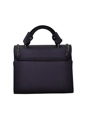 black leatherette (pu) sling bag - 16584526 - Standard Image - 2