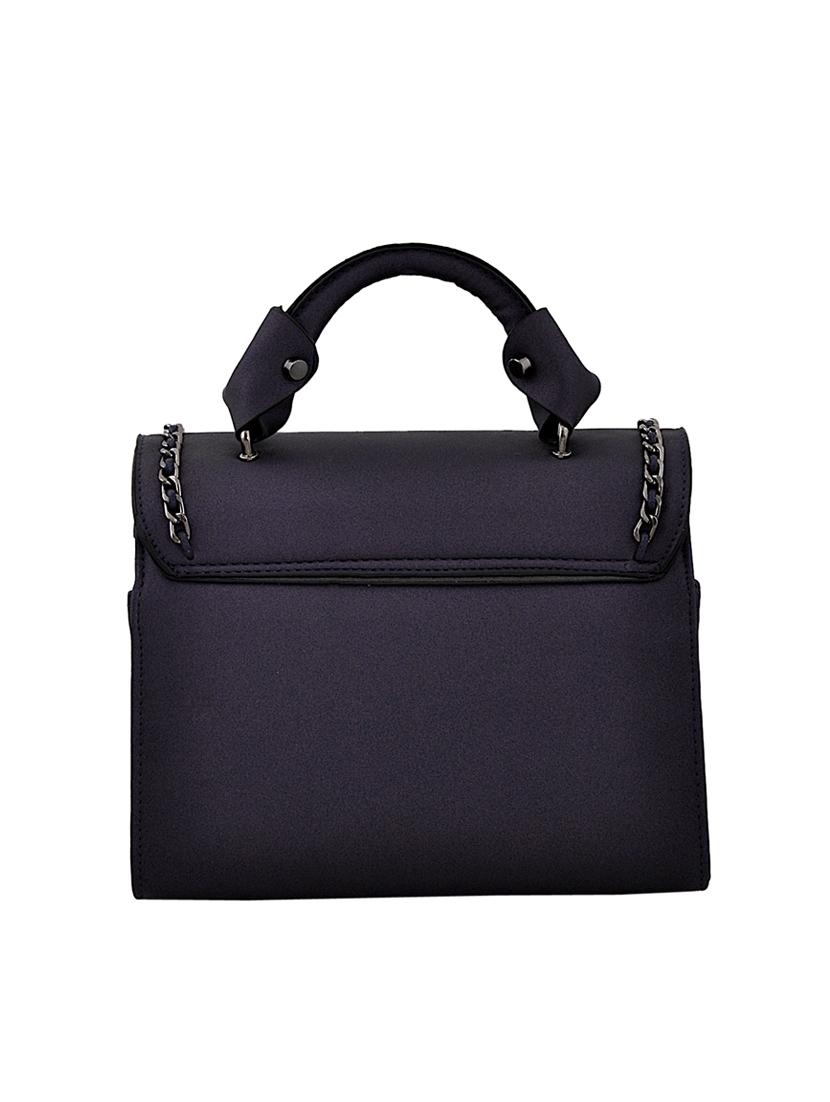 black leatherette (pu) sling bag - 16584526 - Zoom Image - 2