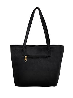 black leatherette (pu) handbag - 16584531 - Standard Image - 2
