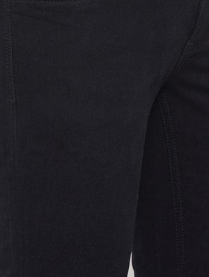 black solid plain jeans - 16584773 - Standard Image - 5