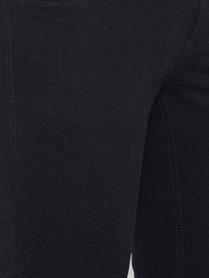 black solid plain jeans - 16584773 - Zoom Image - 5