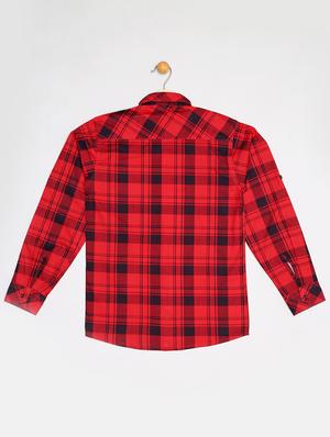 red cotton shirt - 16585538 - Standard Image - 2