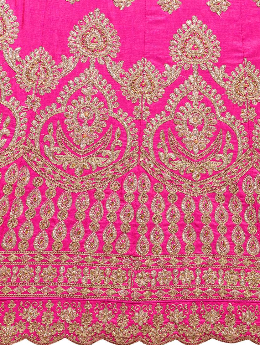 embroidered a-line lehenga - 16585961 - Zoom Image - 5
