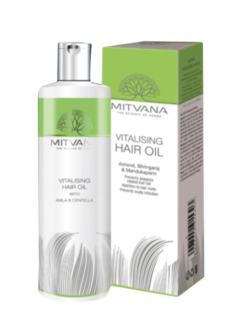 mitvana vitalising hair oil with amla & centella - 16586440 - Standard Image - 1