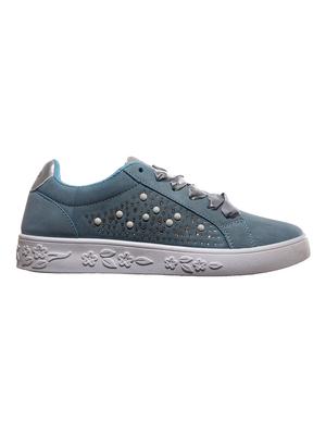 blue lace-up sneakers - 16588070 - Standard Image - 2