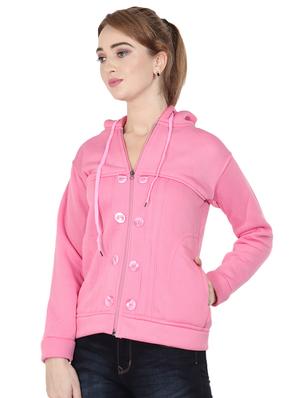 pocket patch button detail hooded jacket - 16588620 - Standard Image - 2