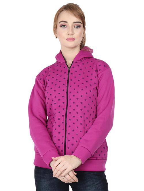 star printed hooded jacket - 16588626 - Very Small Image - 1