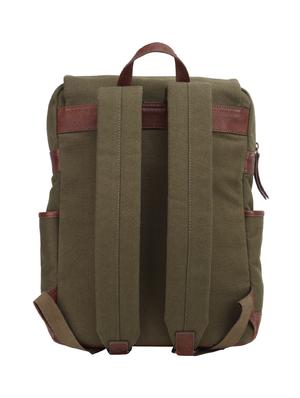 olive brown canvas backpack - 16589081 - Standard Image - 2