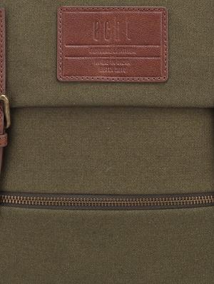 olive brown canvas backpack - 16589081 - Standard Image - 5