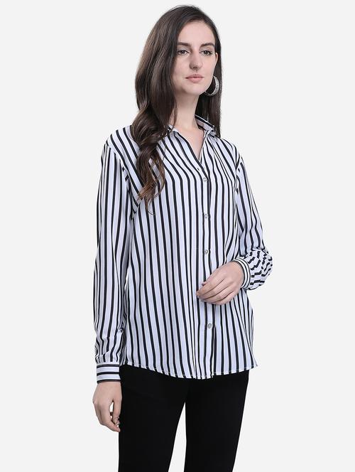 long sleeved striped shirt - 16589590 - Standard Image - 1