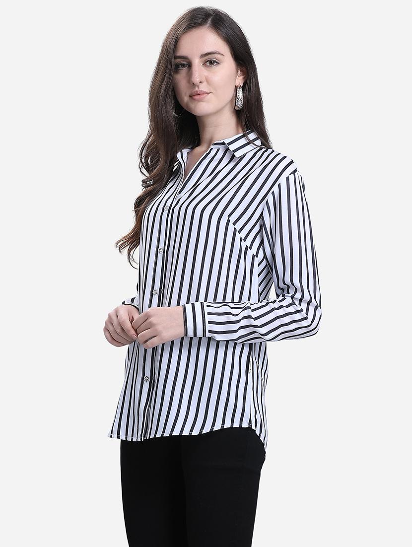 long sleeved striped shirt - 16589590 - Zoom Image - 2