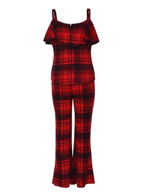 plaid layered twin sets - 16591332 - Standard Image - 2