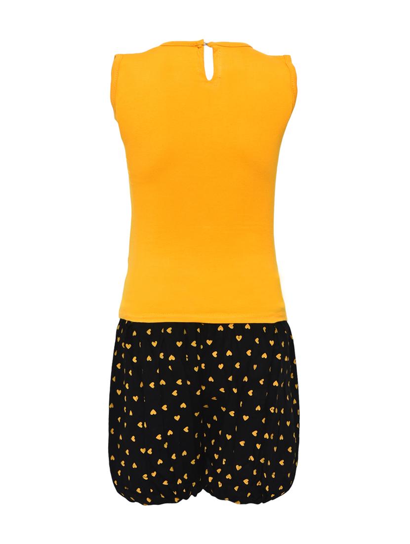 yellow cotton shorts set - 16591343 - Zoom Image - 2