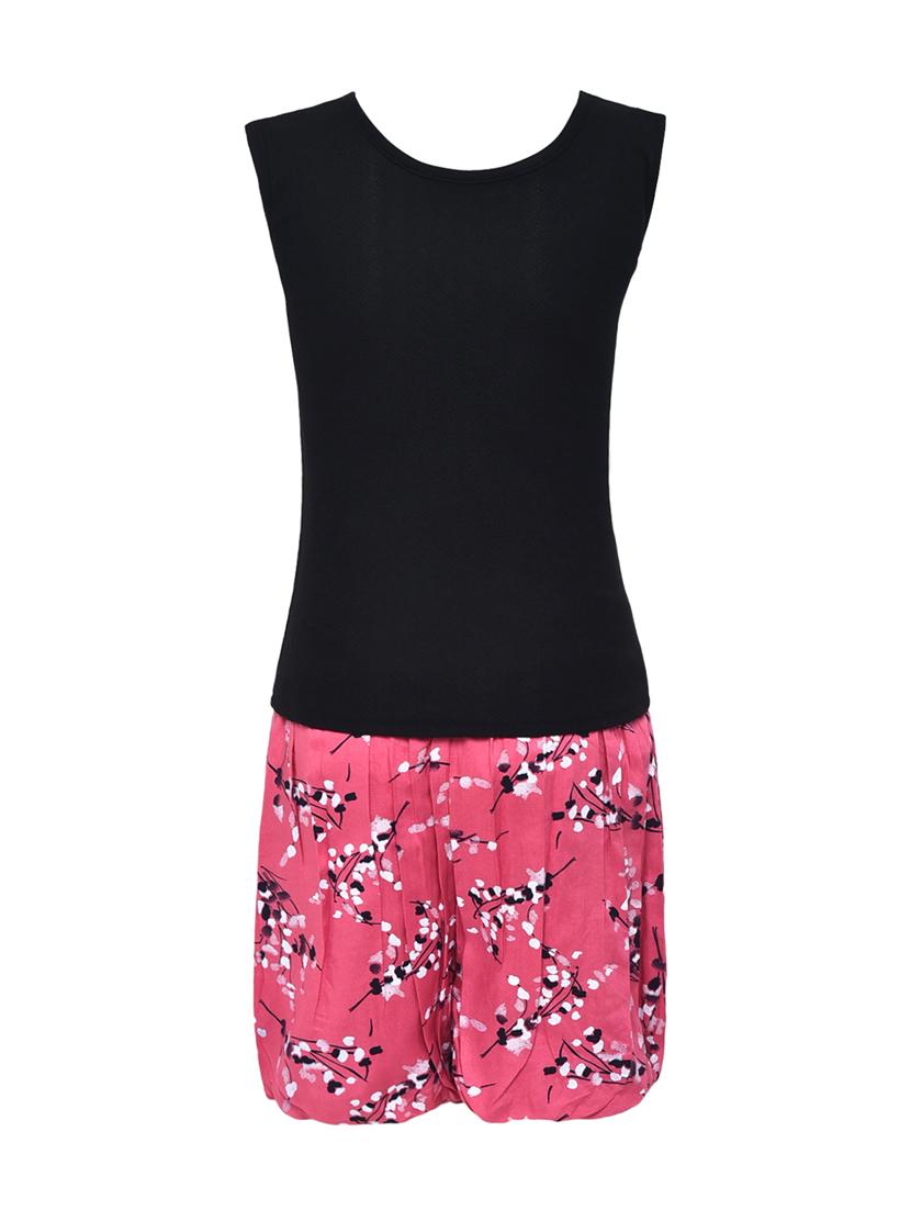 pink rayon shorts set - 16591345 - Zoom Image - 2