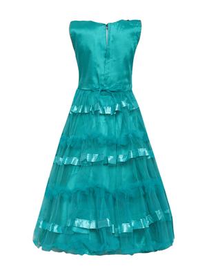 green net party gown - 16591365 - Standard Image - 2