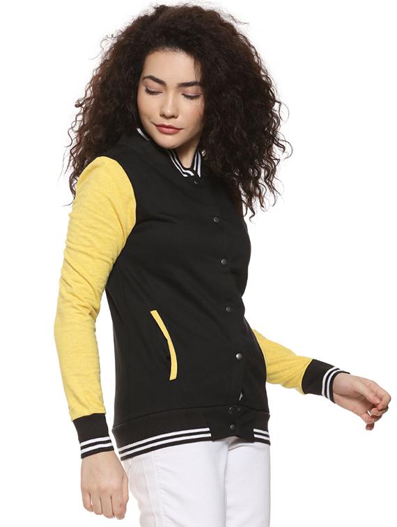 pocket detail color block windcheater jacket - 16592283 - Zoom Image - 2