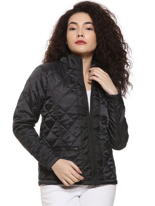pocket detail bomber/biker jacket - 16592286 - Standard Image - 1