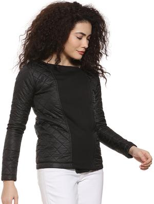 styled neck bomber/biker jacket - 16592290 - Standard Image - 2