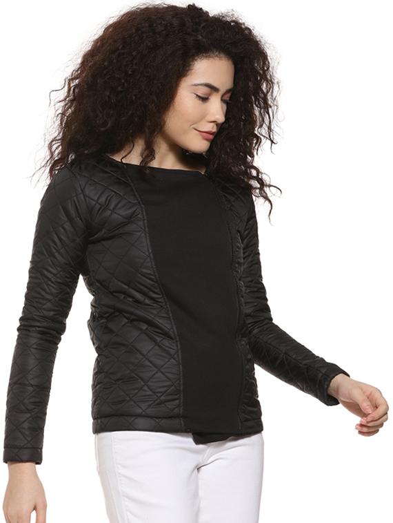 styled neck bomber/biker jacket - 16592290 - Zoom Image - 2