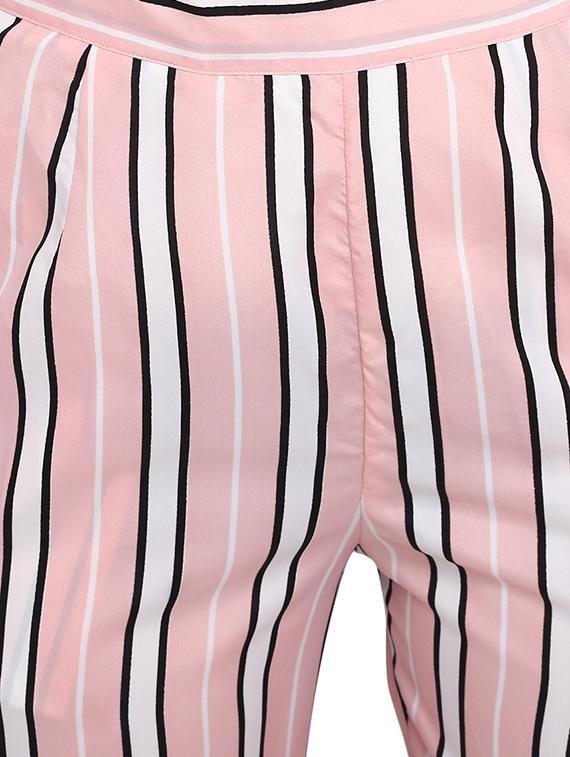 tie knot striped trousers - 16592336 - Zoom Image - 5