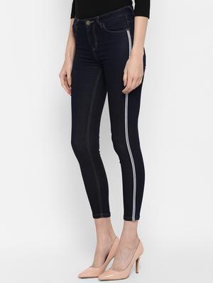 high rise side tapping jean - 16592341 - Standard Image - 2