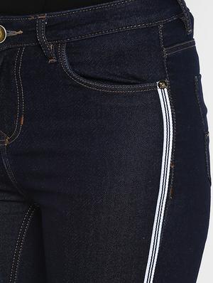 high rise side tapping jean - 16592341 - Standard Image - 5