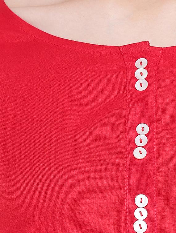 solid straight kurti - 16593166 - Zoom Image - 5