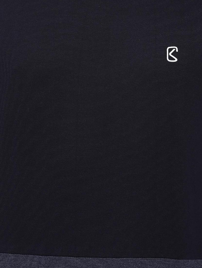 navy blue color block vest - 16593413 - Zoom Image - 5