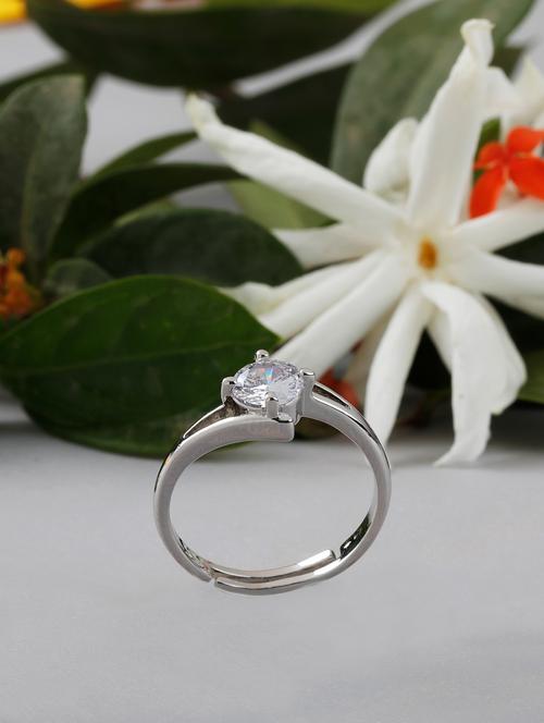 silver plated hand ring - 16595165 - Very Small Image - 1