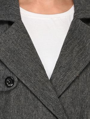 tie front double breasted coat - 16596001 - Standard Image - 5