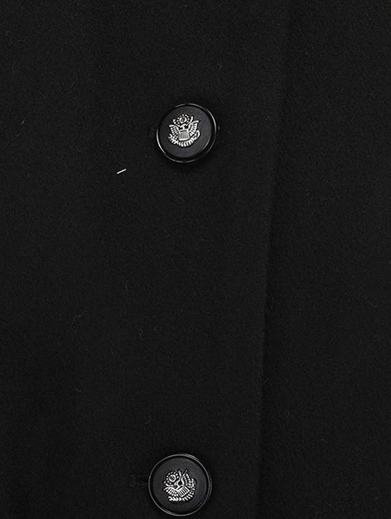 tie front lapel neck overcoat - 16596013 - Zoom Image - 5