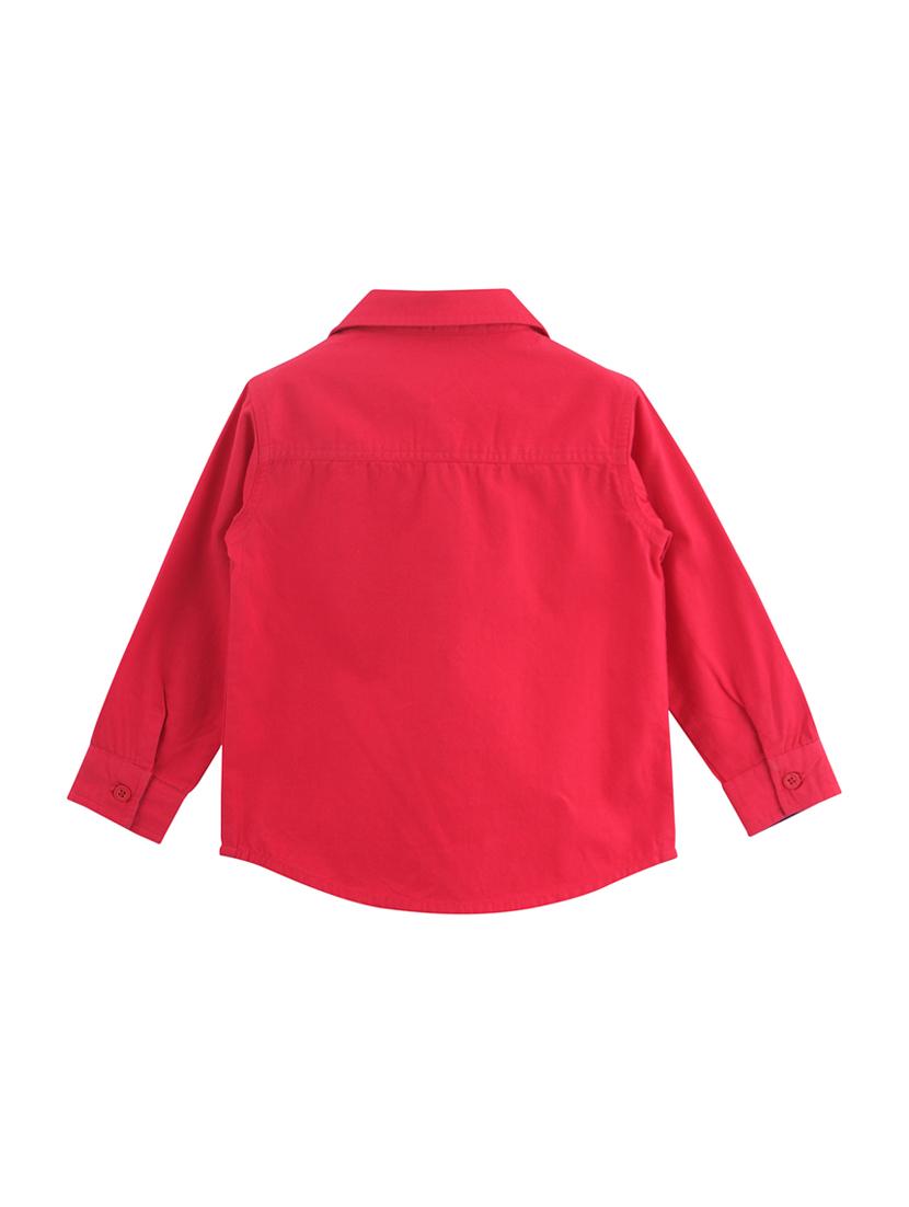 red cotton shirt - 16596491 - Zoom Image - 2